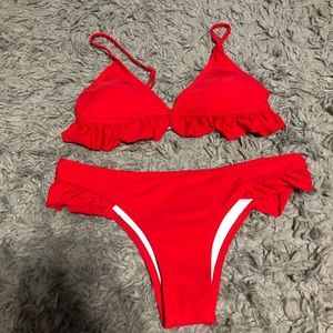 Bright Red Bikini
